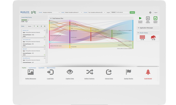 screenshot of QUALCO Data-Driven Decisions Engine